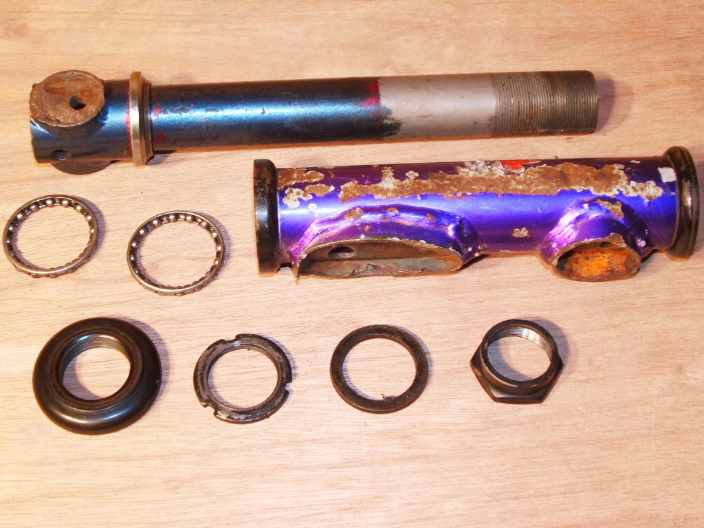 Sociable Tandem Trike - remote steering parts